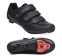 Homme Chaussures de Cyclisme pour Femme, Chaussures de Peloton Compatibles Pelaton SPD ARC Look Delta avec Crampons, Unisexes Cyclisme Chaussures de Vélo Intérieur, Vélo de Route en Extérieur BK EU 40