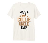 Homme Chien Mignon Best Collie Oncle Ever T-Shirt Haut de Gamme