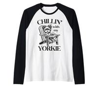 Homme Chillin' with My Yorkie Summer Lounge Chair Manche Raglan
