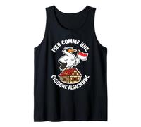 Homme Cigogne Alsacien Homme - Alsace Fier Maison Colombage Wiss Débardeur