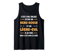 Homme Citation Super Beau Gosse lèche Cul Humour lèche-Cul Débardeur