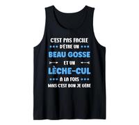 Homme Citation Super Beau Gosse lèche Cul Humour lèche-Cul Débardeur