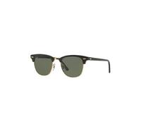 Ray-Ban Clubmaster Classic Vert Teinte unie + Noir