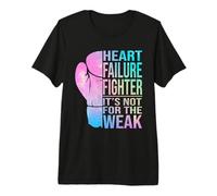 Homme Combattant et Guerrier d'insuffisance Cardiaque | Sensibilisation à l'insuffisance Cardiaque T-Shirt Haut de Gamme