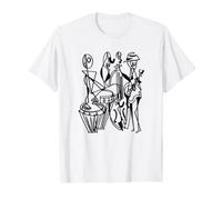 Homme Conga Percussion pour guitare basse et guitare T-Shirt