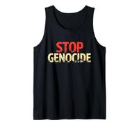 Homme Contre l'injustice et la Violence : Stop Genocide Débardeur