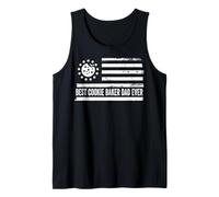 Homme Cookie Baker Chocolate Chip Cookies Baking Drapeau américain Débardeur