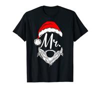 Homme Costume de Père Noël assorti pour couple de Noël T-Shirt