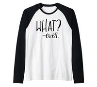 Homme Cute Whatever Shirt for Women,What Shirts That Say What Ever Manche Raglan