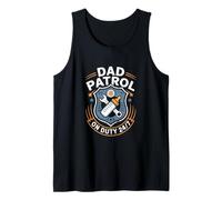 Homme Dad Patrol On Duty 24h/24 et 7j/7 Figurine Père Père Da Débardeur