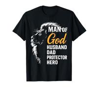 Homme de Dieu Lion de Juda Foi chrétienne T-Shirt