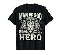Homme de Dieu, Mari, père Protecteur, héros, père chrétien T-Shirt