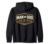 Homme de Dieu, Mari, père Protecteur, père chrétien, Jésus, Papa Sweat à Capuche