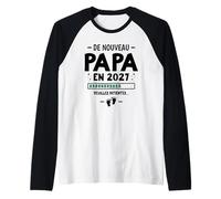 Homme De Nouveau Papa 2027 - Annonce Grossesse Papa 2eme Fois Manche Raglan