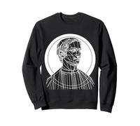 Homme de Vitruve Art Linéaire Renaissance Sweatshirt