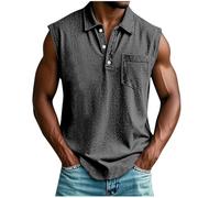 Homme Debardeur de Sport Basic Tee Shirt sans Manche Débardeur Running Ete Gym Tshirt Musculation Tank Top Grande Taille Vetement Respirant T-Shirt Hommes Décontracté Streetwear Tanktops Pas Cher