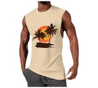Homme Débardeurs T Shirt sans Manches Grande Taille Couleur Unie Ete Léger Maillot de Corps Tank Top Stringer pour Un Usage Sportif Quotidien Debardeur Homme Coton Marcel