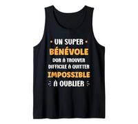 Homme Départ Humour Bénévole Homme metier Original Super Bénévole Débardeur