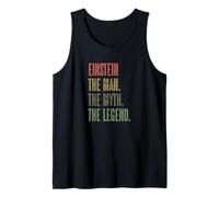 Homme EINSTEIN The Man the Myth the Legend | Mythos Legend Name Débardeur