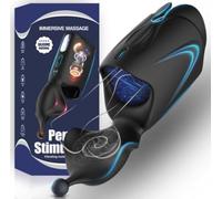 Homme electrique Vibrant 360°stimulateur de gland Coupe d'avion Rechargeable USB P6