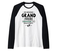 Homme Encore Grand Frère 2027 Annonce 3ème Grossesse Grand Frère Manche Raglan