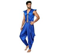Homme Ensemble De Costume De Prince Arabe Costumes De Du Désert Bleu L