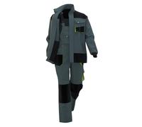 Homme Ensemble de Travail Multi Poches Survetement Manteau de Travails Blouson de Combat et Cargo Pantalon Multifonctionelle Veste Vêtement de Travail pour Atelier Combinaisons Réfléchissantes