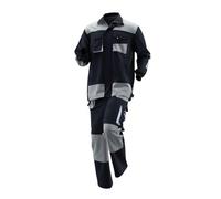 Homme Ensemble de Travail Multi Poches Survetement Manteau de Travails Blouson de Combat et Cargo Pantalon Multifonctionelle Veste Vêtement de Travail pour Atelier Combinaisons Réfléchissantes
