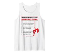 Homme Enterrement Vie de garçon en Espagnol Despedida de Soltero Débardeur