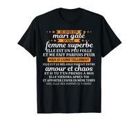 Homme époux mari gâté oui, je suis un époux heureux amour mari T-Shirt