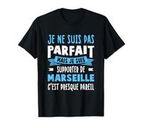 Homme Fan Foot Marseillais Humour Cadeau Supporter Marseille T-Shirt