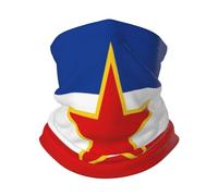 Homme Femme Bandeaux Drapeau De La Yougoslavie Balaclava Multi-Usage Cache-Col Élastique Echarpe Gaiter pour Ski Motorcycle Yoga