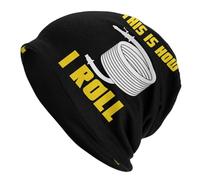 Homme Femme Bonnet À Revers Voilà Comment Je Fonctionne, Pompier Bonnets De Ski Classique Bonnets Tricoté Mode Bonnet d'hiver pour Cyclisme Ski Patinage