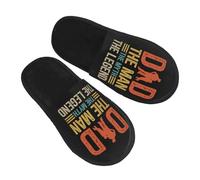 Homme Femme Chaussons De Spa Papa L'Homme Le Mythe La Légende Pantoufles De Spa Confort Pantoufles Hotel Antidérapantes Pantoufles À L' Hôtel Pour Hôtel Maison Piscine L