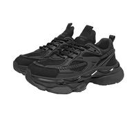 Homme Femme Chaussures de Sport Chunky Plateforme Baskets De Course Marche Semelle Épaisse Antidérapante Légères Respirantes en Mesh Sneakers Tendances 43
