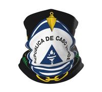 Homme Femme Couvre-Chef Emblème National du Cap-Vert Cache-Col Microfibre Echarpe Tête Pirate Multi-Usage Tube Bandeaux pour Motorcycle Randonnée Bike