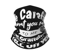 Homme Femme Protection du Visage Fais Attention À Ce Que Tu Me Dis, Ma Grand-Mère Est Folle Echarpe Gaiter Anti-Solaire Bandeau Magique Unique Décoration Faciale pour Motorcycle Course À Pied Yoga