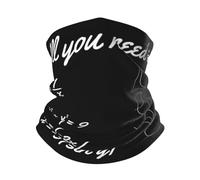 Homme Femme Protection du Visage Tout Ce Dont Vous Avez Besoin, C'est D'Aimer Les Maths Bandeau Magique Microfibre Décoration Faciale Multi-Usage Echarpe Tête Pirate pour Sports Yoga Course À Pied