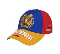 Homme Femme Snapback Casquette Drapeau Arménie Fans Arméniens Casquette Trucker Protection Solaire Casquette Baseball Respirant Strapback Cap pour Golf Pêche Camping