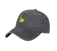 Homme Femme Trucker Cap Carte du Relief De La Guyane Française Chapeaux Pare-Soleil Coton Chapeau De Cowboy Respirant Casquette Trucker pour Camping Pêche Golf