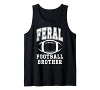 Homme Feral Football Brother Loud Proud Football Bro Greatest Fan Débardeur