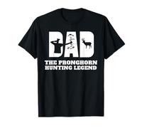 Homme Fête des Pères Papa The Pronghorn Archery Hunting Legend T-Shirt