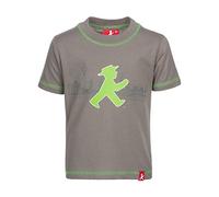 'Homme Feu T-Shirt pour Enfant - Ville Chemin de Lit avec Randonneur Avant Silhouette Berlin - Gris Mélangé - Gris - 116