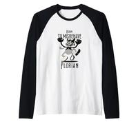 Homme Florian - Beau nom de garçon avec Un Petit démon Mignon Manche Raglan