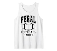 Homme Football Uncle Loud Proud Feral Uncle Football Greatest Fan Débardeur