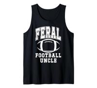 Homme Football Uncle Loud Proud Feral Uncle Football Greatest Fan Débardeur