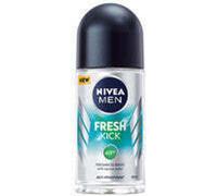 NIVEA MEN Fresh Kick anti-transpirant roll-on pour homme 50 ml