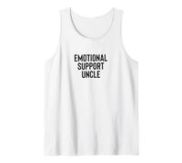 Homme Fun Emotional Support Uncle Therapy Joke Débardeur
