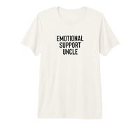 Homme Fun Emotional Support Uncle Therapy Joke T-Shirt Haut de Gamme