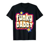 Homme Funky Vintage Retro Années 70 Funky Daddy Disco Danseuse T-Shirt